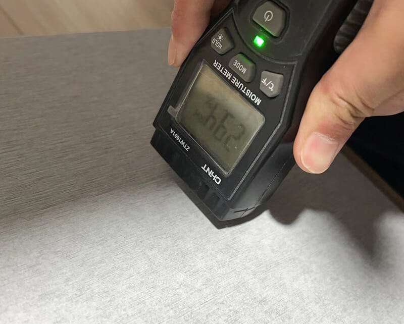 Moisture content test